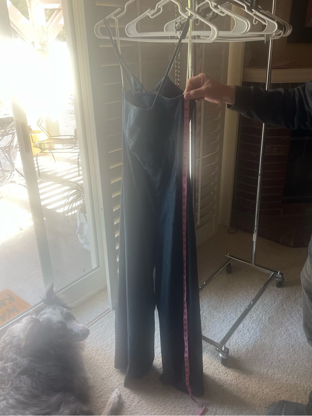 Mustard seed -Dark Indigo Denim light weight overalls 14” TPT - Picture 6 of 7